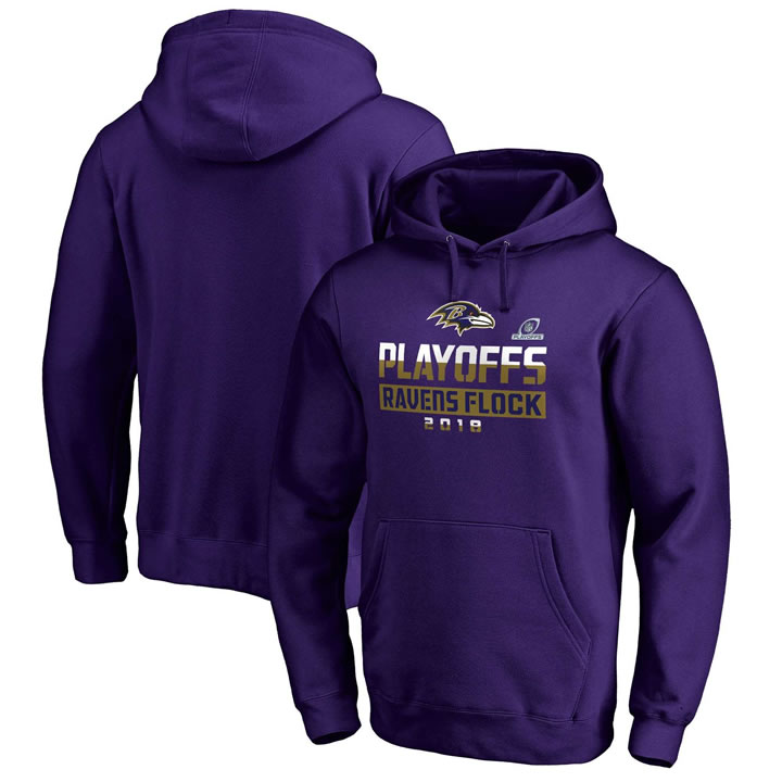 Men's Ravens Purple 2018 NFL Playoffs Ravens Flock Pullover Hoodie,We sell and wholesale Men's Ravens Purple 2018 NFL Playoffs Ravens Flock Pullover Hoodie on line form chian!
